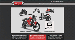 Desktop Screenshot of cambridgemotorcycles.co.uk